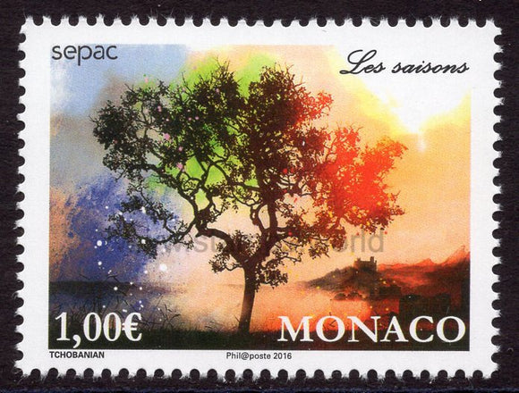 Monaco. 2016 SEPAC. The Seasons. MNH