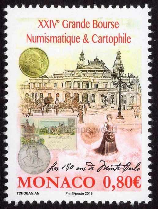 Monaco. 2016 Grande Bourse. MNH