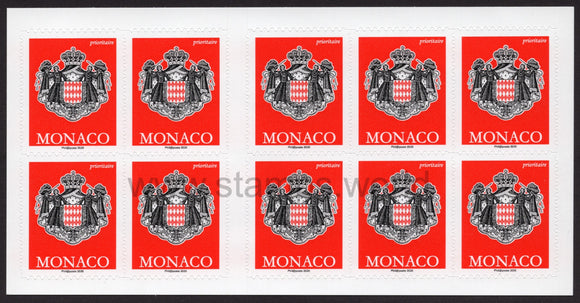 Monaco. 2020 Coat of Arms. MNH. Booklet
