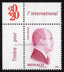 Monaco. 2020 Prince Albert II. Reprint. MNH