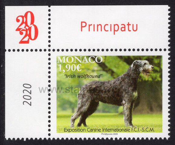Monaco. 2020 International Dog Show. MNH