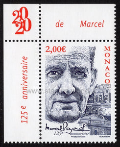 Monaco. 2020 Marcel Pagnol. MNH
