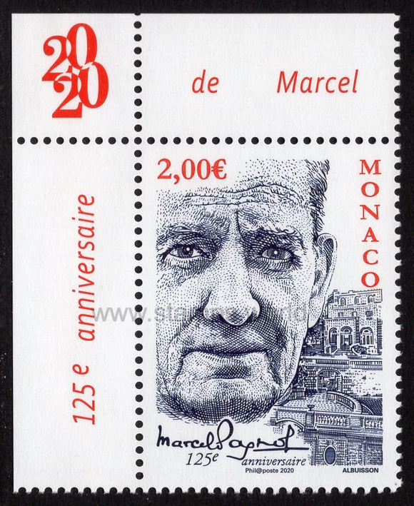 Monaco. 2020 Marcel Pagnol. MNH