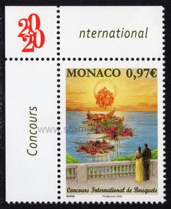 Monaco. 2020 International Bouquet Competition. MNH