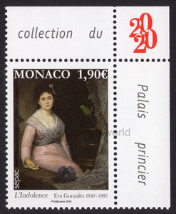 Monaco. 2020 SEPAC. Artwork from National Heritage. MNH