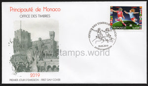 Monaco. 2019 Women's World Cup 2019. France. FDC