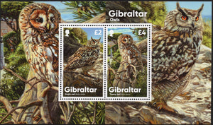 Gibraltar. 2020 Owls. MNH