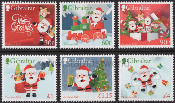 Gibraltar. 2020 Christmas. MNH