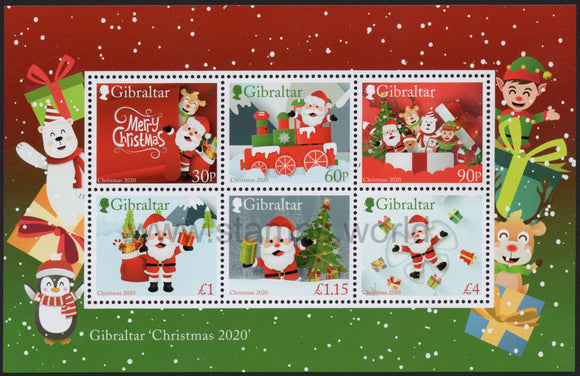 Gibraltar. 2020 Christmas. MNH