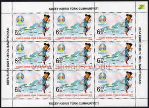 Cyprus Turkish. 2020 UEFA EURO 2020. MNH