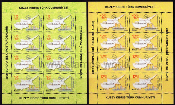 Cyprus Turkish. 2020 Europa. Ancient Postal Routes. MNH