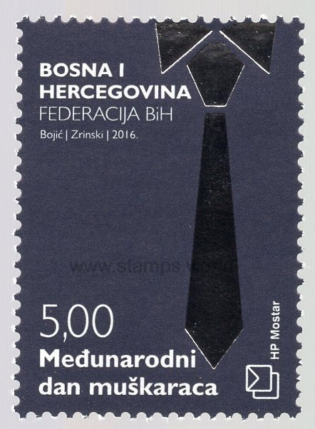 Bosnia and Herzegovina. Mostar. 2016 International Men's Day. MNH