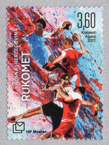 Bosnia and Herzegovina. Mostar. 2017 Handball. MNH