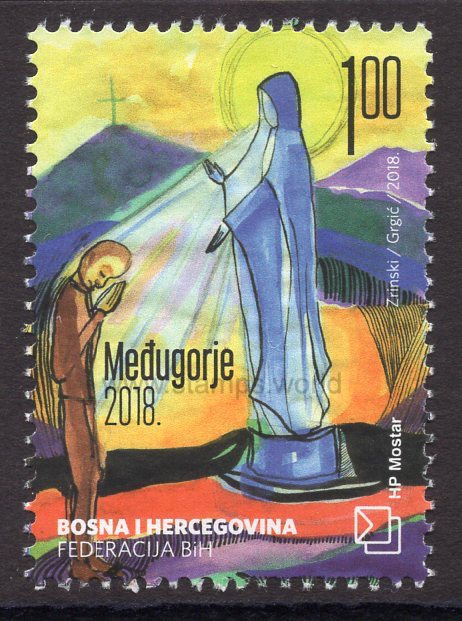 Bosnia and Herzegovina. Mostar. 2018 Medugorje 2018. MNH