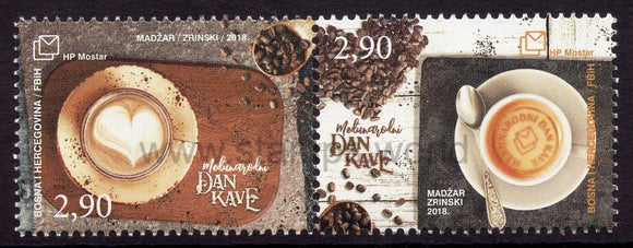 Bosnia and Herzegovina. Mostar. 2018 International Coffee Day. MNH