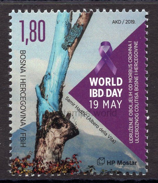 Bosnia and Herzegovina. Mostar. 2019 World IBD Day. MNH