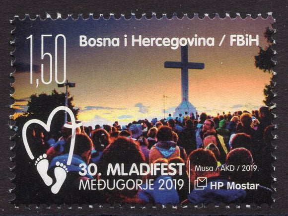 Bosnia and Herzegovina. Mostar. 2019 Medjugorje. 30th Youth Festival. MNH