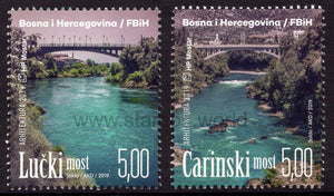 Bosnia and Herzegovina. Mostar. 2019 Architecture. Bridges. MNH