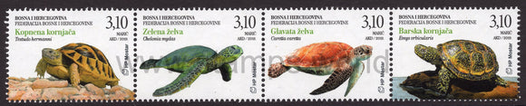 Bosnia and Herzegovina. Mostar. 2019 Fauna. Turtles. MNH