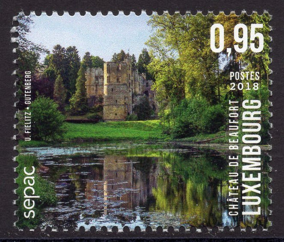 Luxembourg. 2018 SEPAC. Castle of Beaufort. MNH