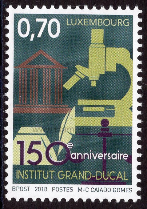 Luxembourg. 2018 150 years of the Institut Grand-Ducal. MNH