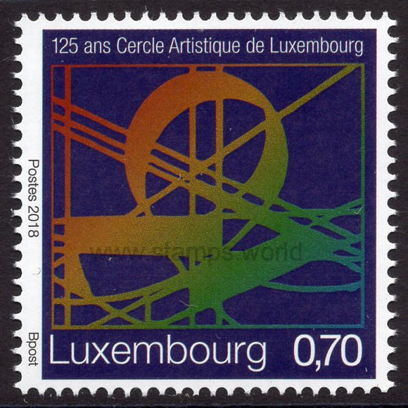 Luxembourg. 2018 125 years of the Cercle Artistique de Luxembourg. MNH