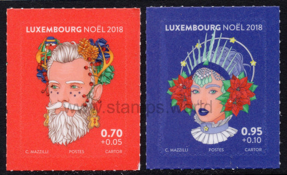 Luxembourg. 2018 Christmas. The end-of-years festivities. MNH