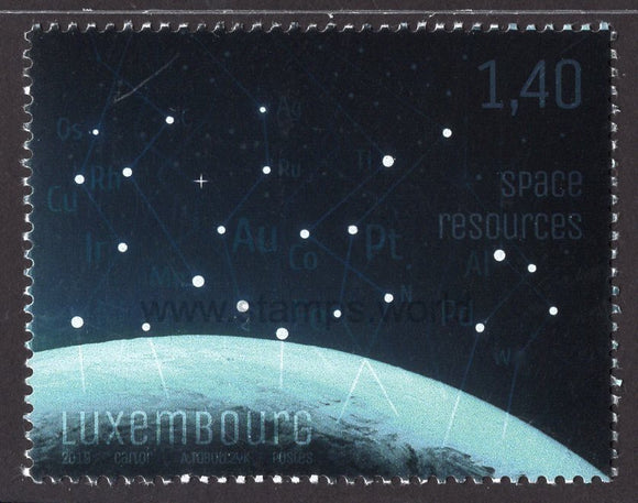 Luxembourg. 2019 Space Resources. MNH