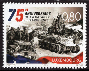 Luxembourg. 2019 75th Anniversary of Battle of the Ardennes. MNH
