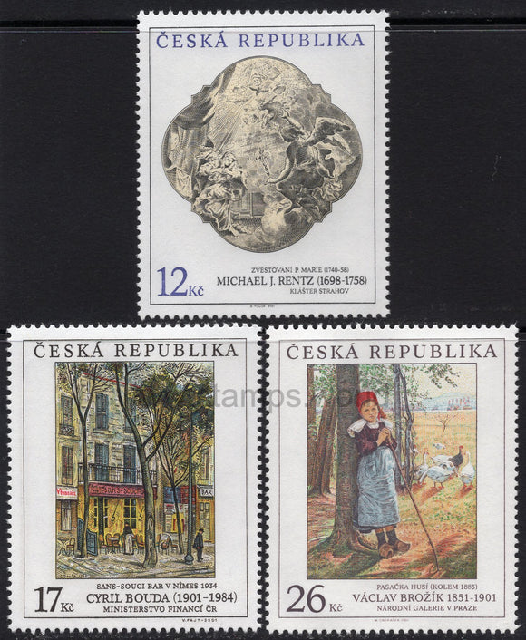 Czech Republic. 2001 Art. Paintings. MNH