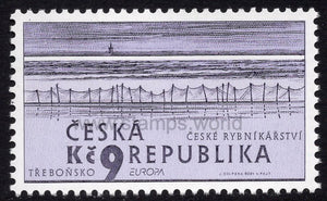 Czech Republic. 2001 Europa. Pond construction. MNH