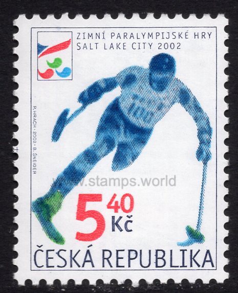 Czech Republic. 2002 Winter Paralympic Games. Salt Lake City. MNH