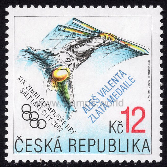 Czech Republic. 2002 Winter Olympic Games. Salt Lake City. A. Valenta. MNH