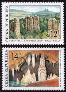 Czech Republic. 2003 Beauties. Cesky Raj and Moravsky Kras. MNH
