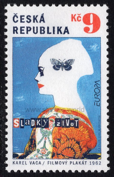 Czech Republic. 2003 Europa. Poster. MNH