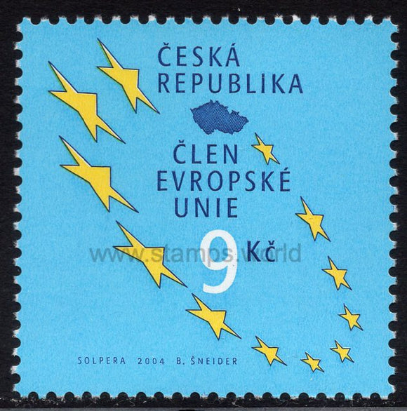 Czech Republic. 2004 Entry into EU. MNH