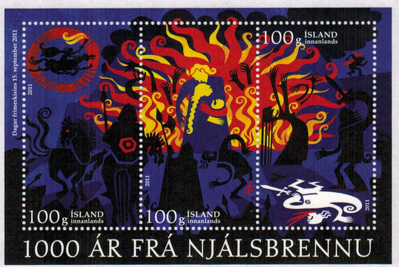 Iceland. 2011 The Saga of Burnt Niall. MNH