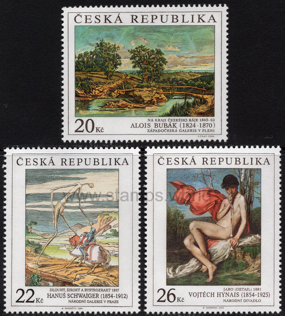 Czech Republic. 2004 Art. Paintings. MNH