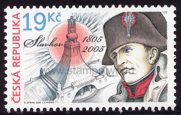 Czech Republic. 2005 Battle of Austerlitz. MNH