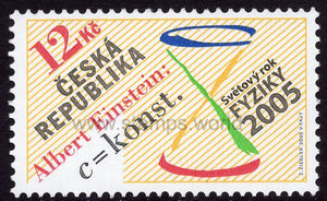Czech Republic. 2005 World Year of Physics. MNH