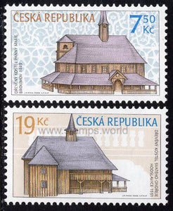 Czech Republic. 2006 Wooden Churches. MNH