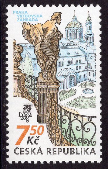 Czech Republic. 2006 Vrtbovska Garden. MNH