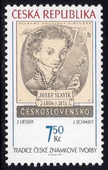 Czech Republic. 2007 Tradition of Czech Stamp Production. Josef Liesler. MNH