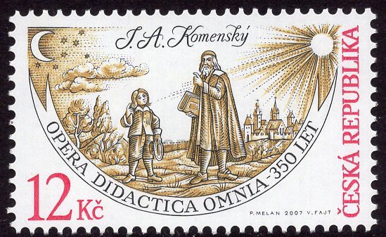 Czech Republic. 2007 J.A. Comenius - Opera didactica omnia. MNH