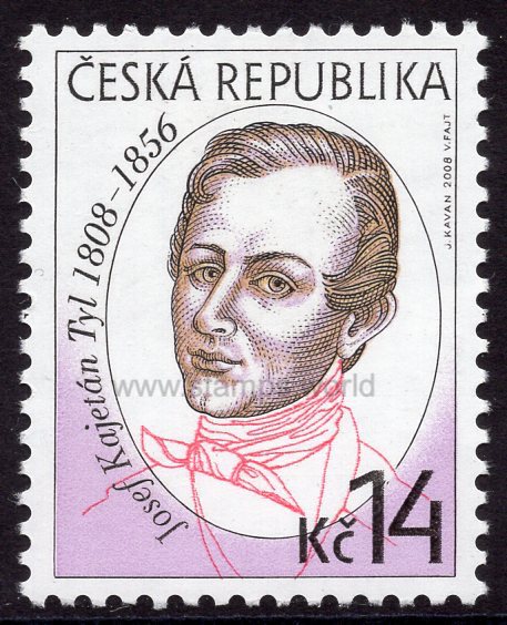 Czech Republic. 2008 Josef Kajetan Tyl. MNH