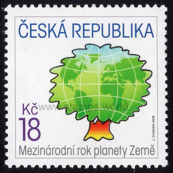 Czech Republic. 2008 International Planetary Year - Earth. MNH