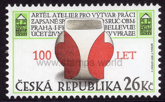 Czech Republic. 2008 Association of Artist of Applied Art Artel. MNH