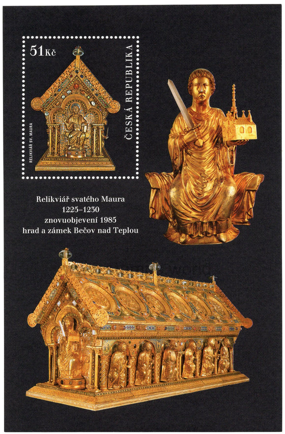 Czech Republic. 2009 Reliquary of Saint Maur at Becov Nad Teplou. MNH