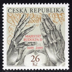Czech Republic. 2009 Majesty Letter of Rudolph II. MNH