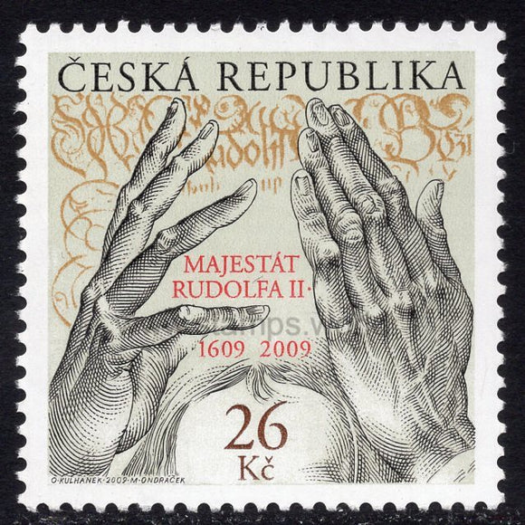 Czech Republic. 2009 Majesty Letter of Rudolph II. MNH